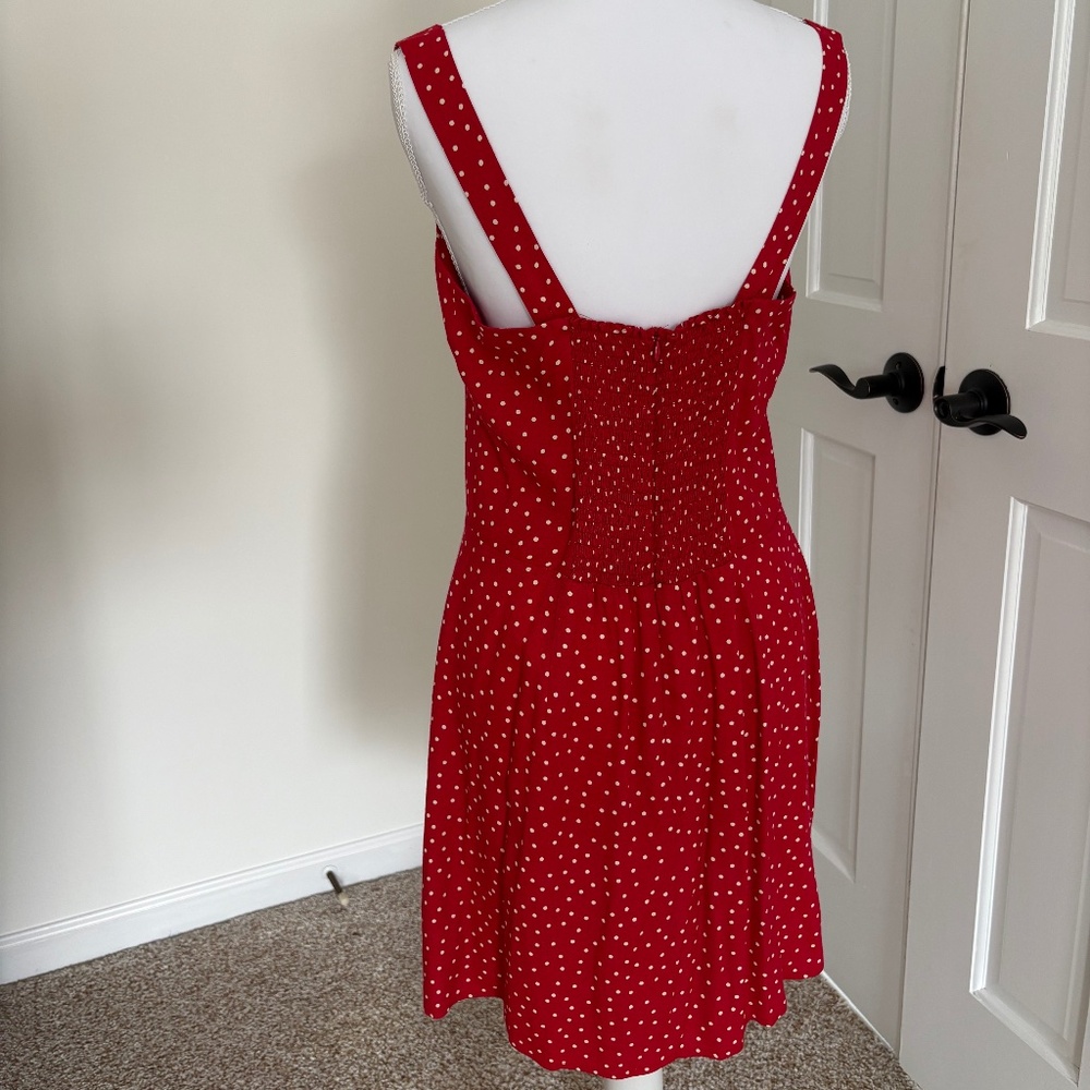 Reformation Humphreys Polka Dot Mini Dress - Picture 3 of 4